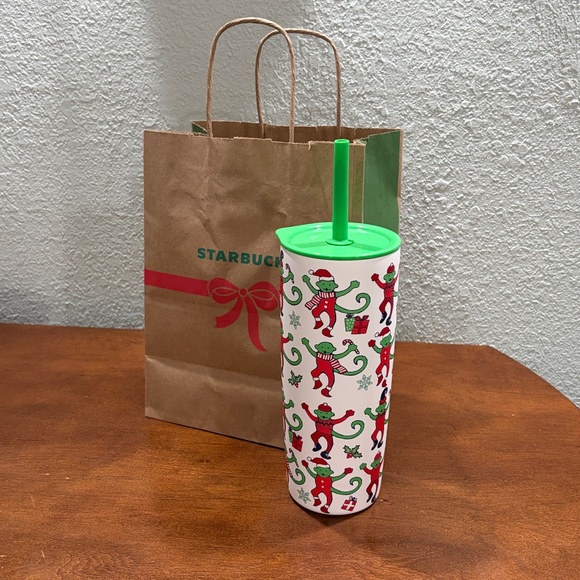 Roller Rabbit x Starbucks Festive Tumbler - Picture 3 of 3